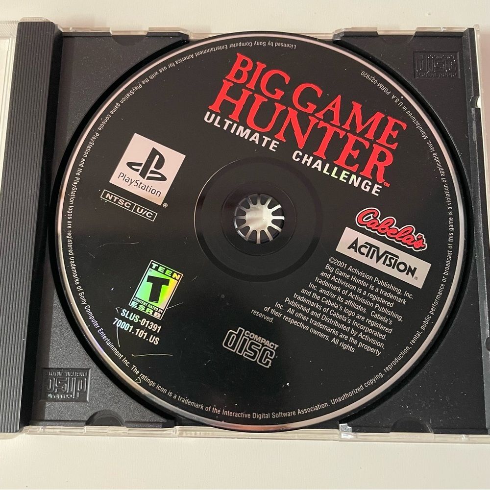 Vintage PlayStation 1 Big Game Hunter